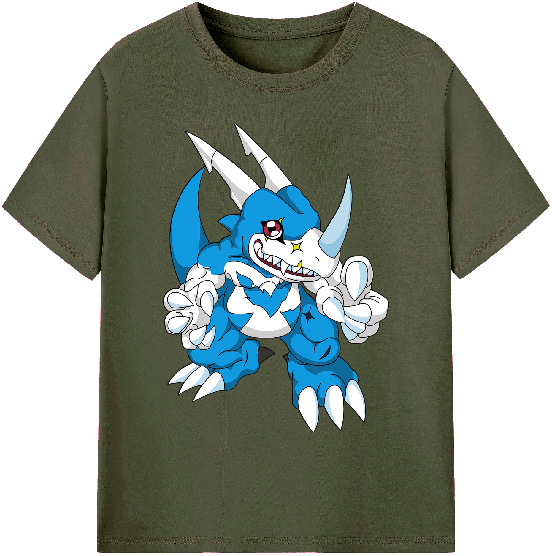 （画像用） Digimon デジタルモンスター/デジモン 綿100％ メンズ半袖Tシャツ｜肌触りやわらか＆通気性